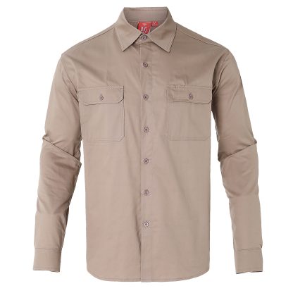 BIG BEE Lightweight Cotton Work Shirt - Full Front Opening - Image 7