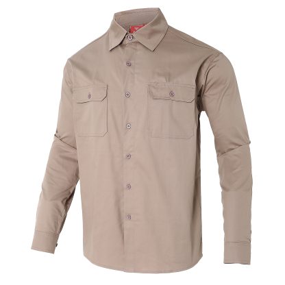 BIG BEE Lightweight Cotton Work Shirt - Full Front Opening - Image 8
