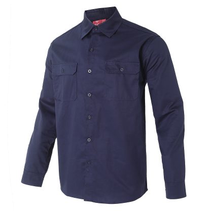 BIG BEE Lightweight Cotton Work Shirt - Full Front Opening - Image 10